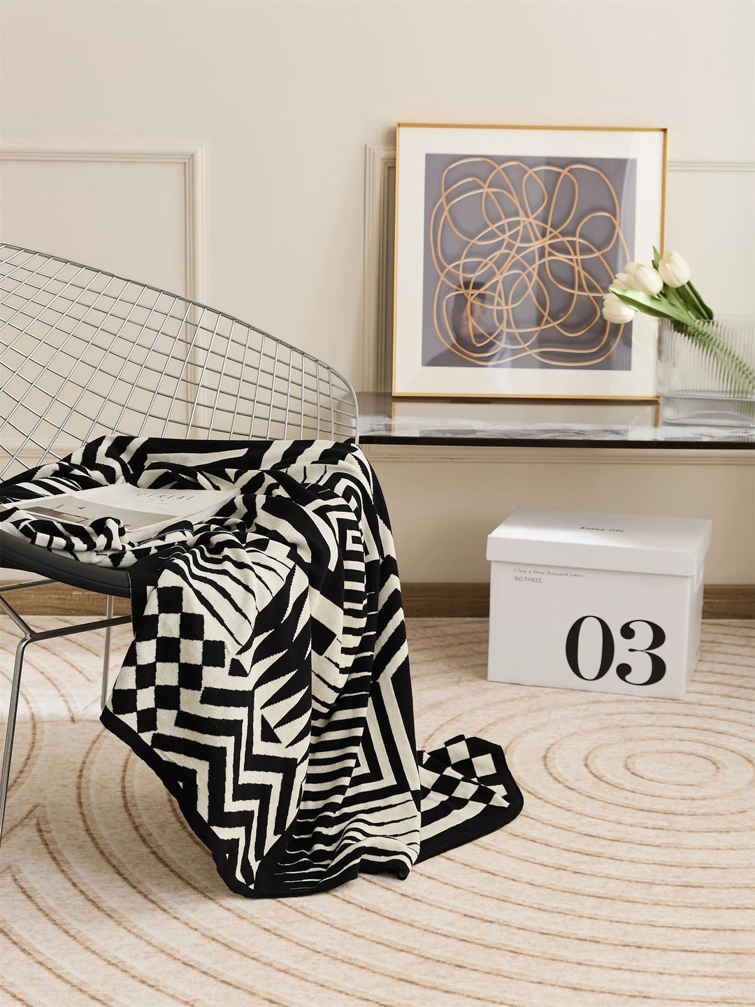 Various Geometric Pattern Blanket