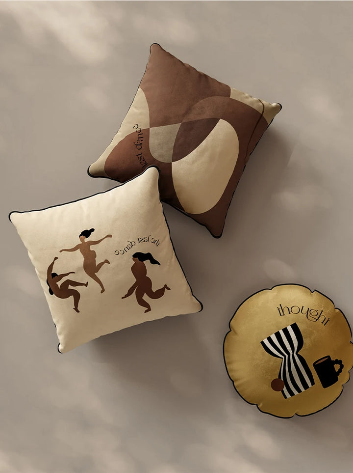 Artistic Style Velvet Pillow Covers