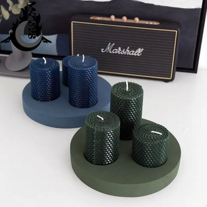 Honeycomb Pillar Candles