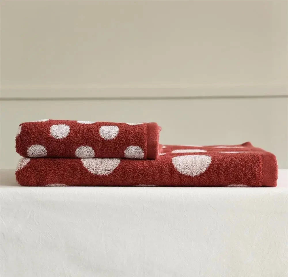 Retro Polka Dot Towels