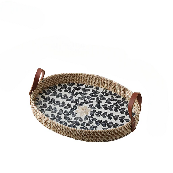 Oval Rattan Trays