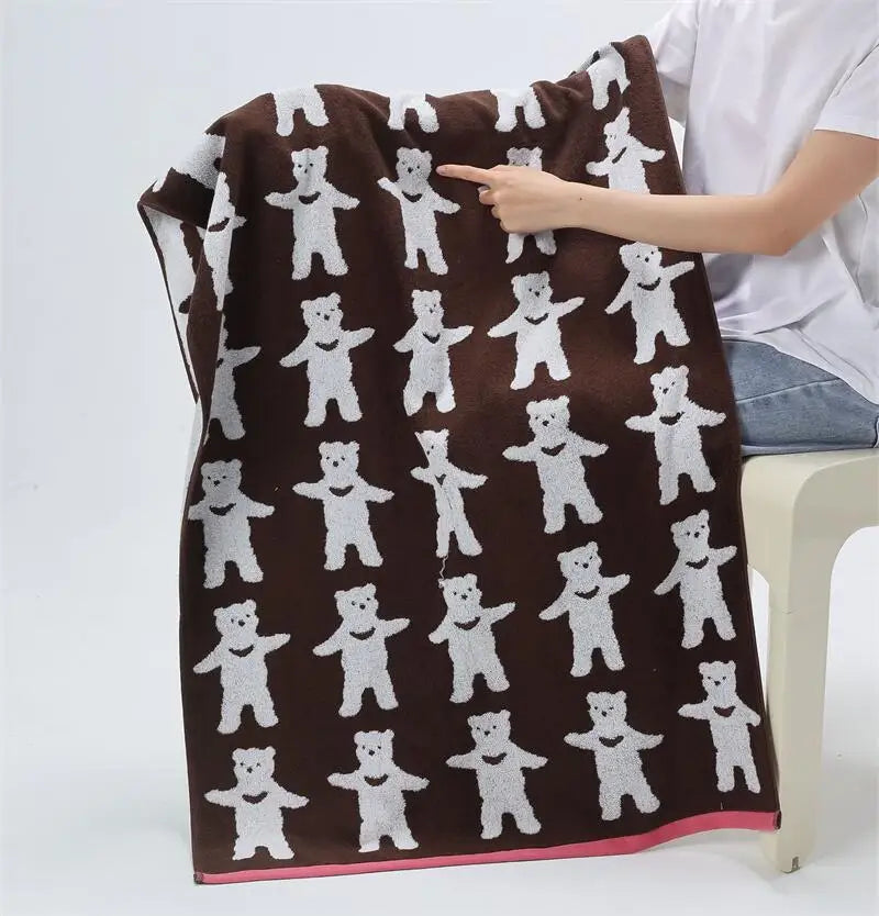 Cartoon Animal Pattern Towels