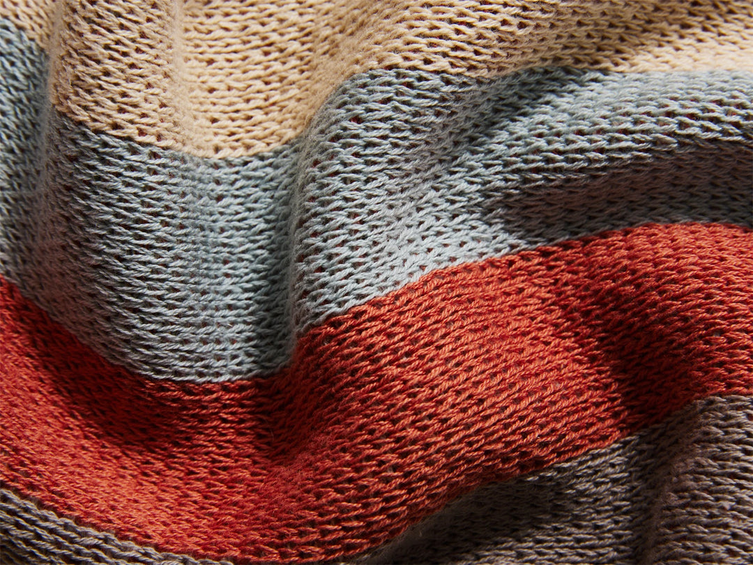 Stripe Knitted Blanket