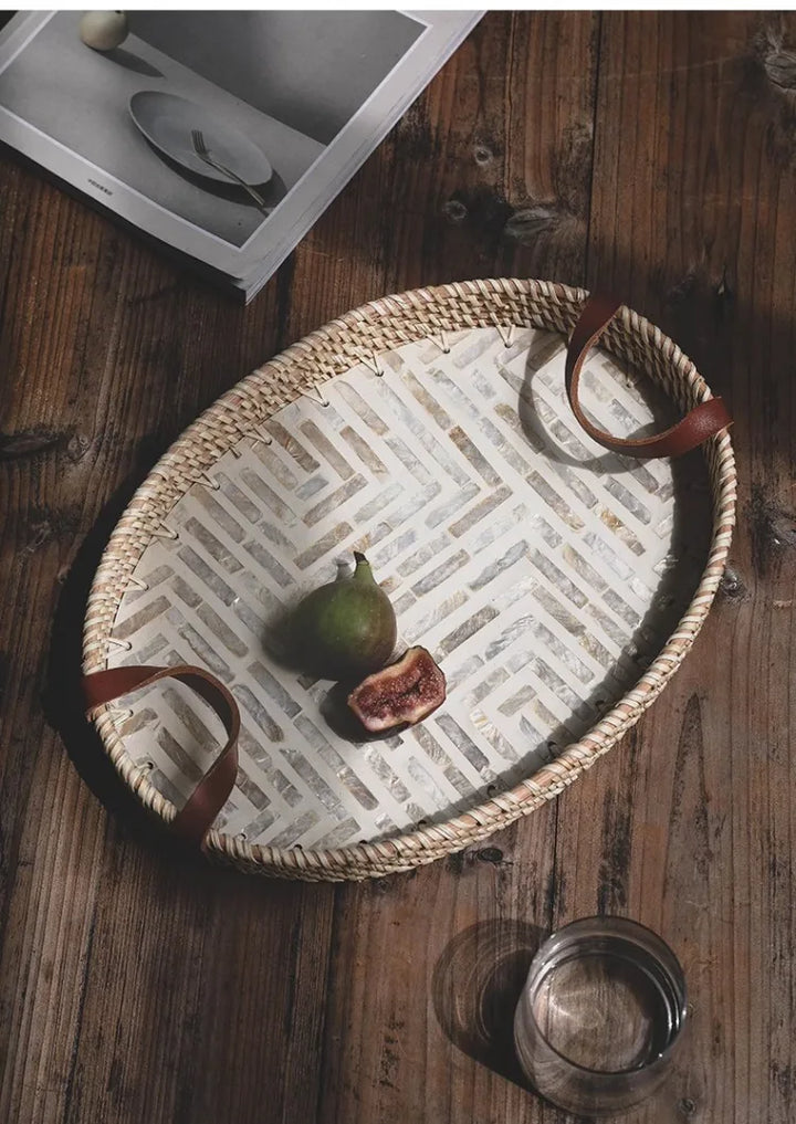 Oval Rattan Trays