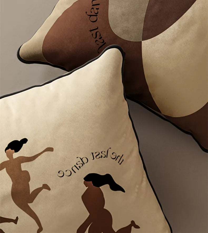 Artistic Style Velvet Pillow Covers