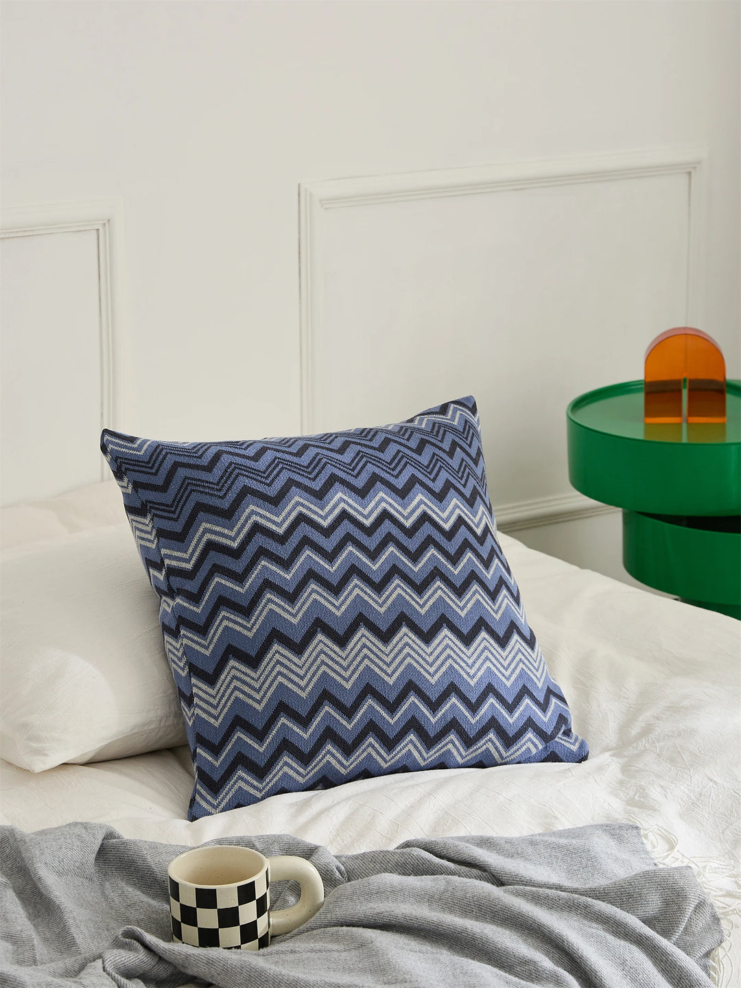 Wave Stripe Blanket + Pillows