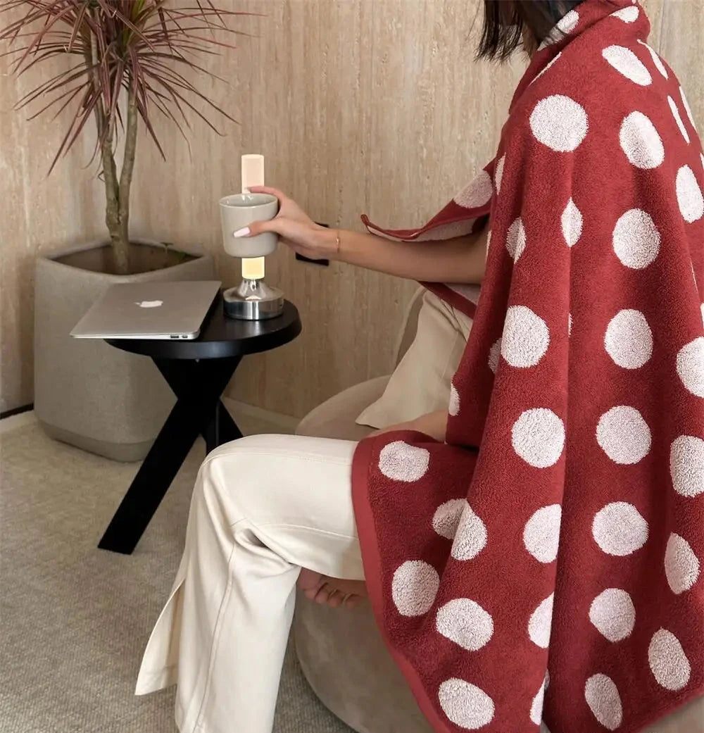 Retro Polka Dot Towels