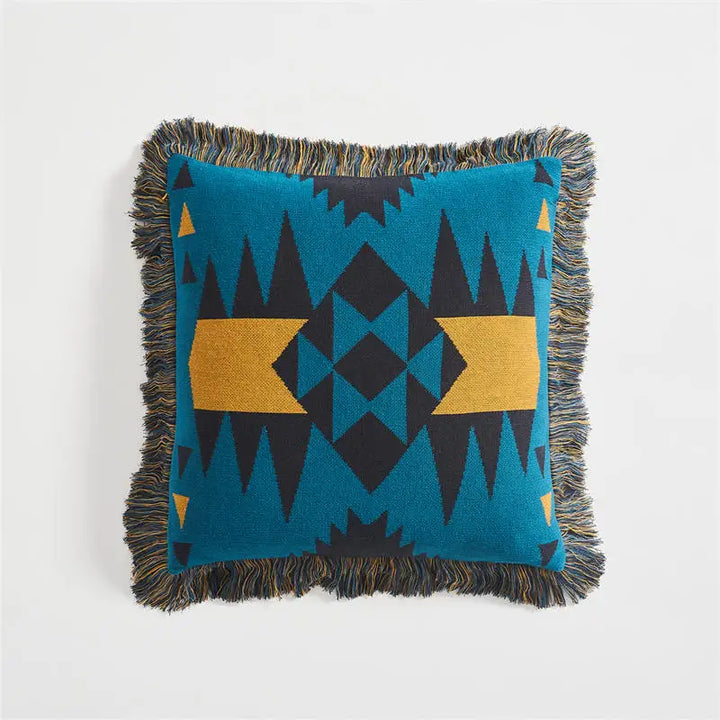 Bohemian Fringe Pillow Cover