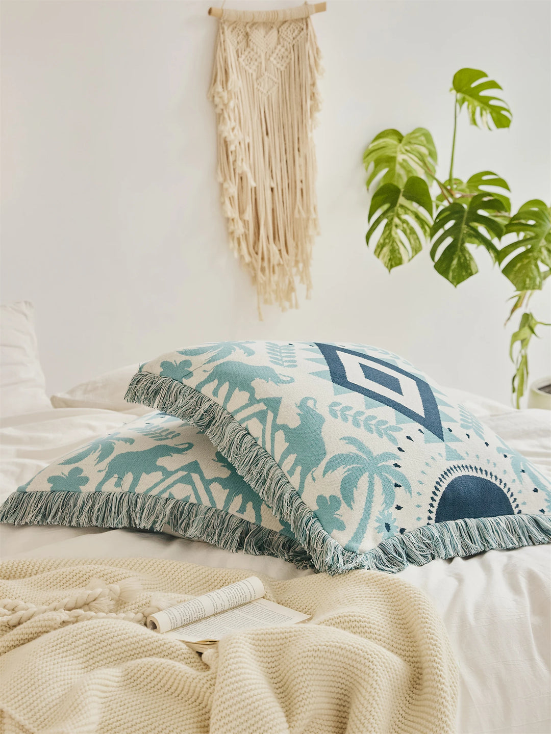 Bohemian Pattern Blanket + Pillow