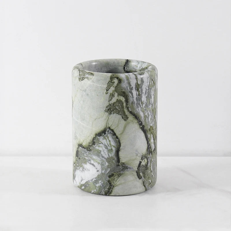 Green Marble Wine Chiller & Tray