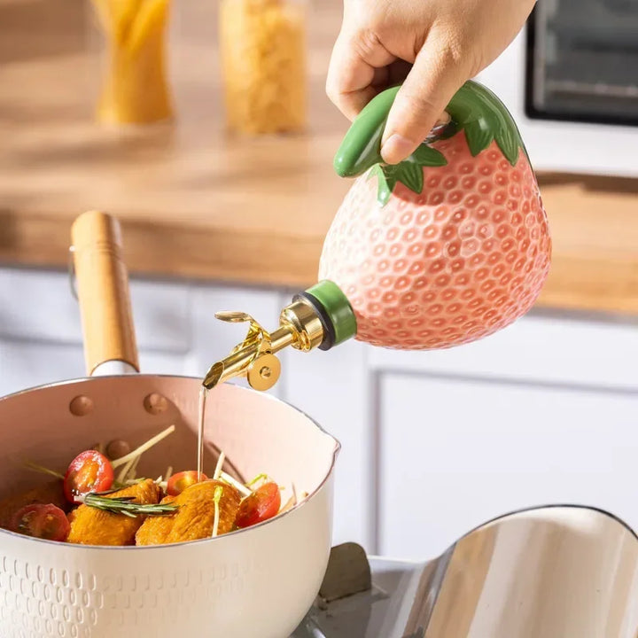 Detailed Strawberry Oil & Seasoning Utensils