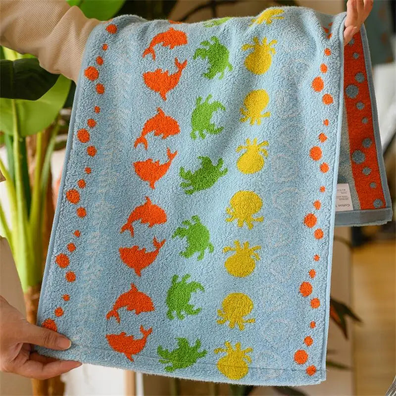 Sea Animal Pattern Towels