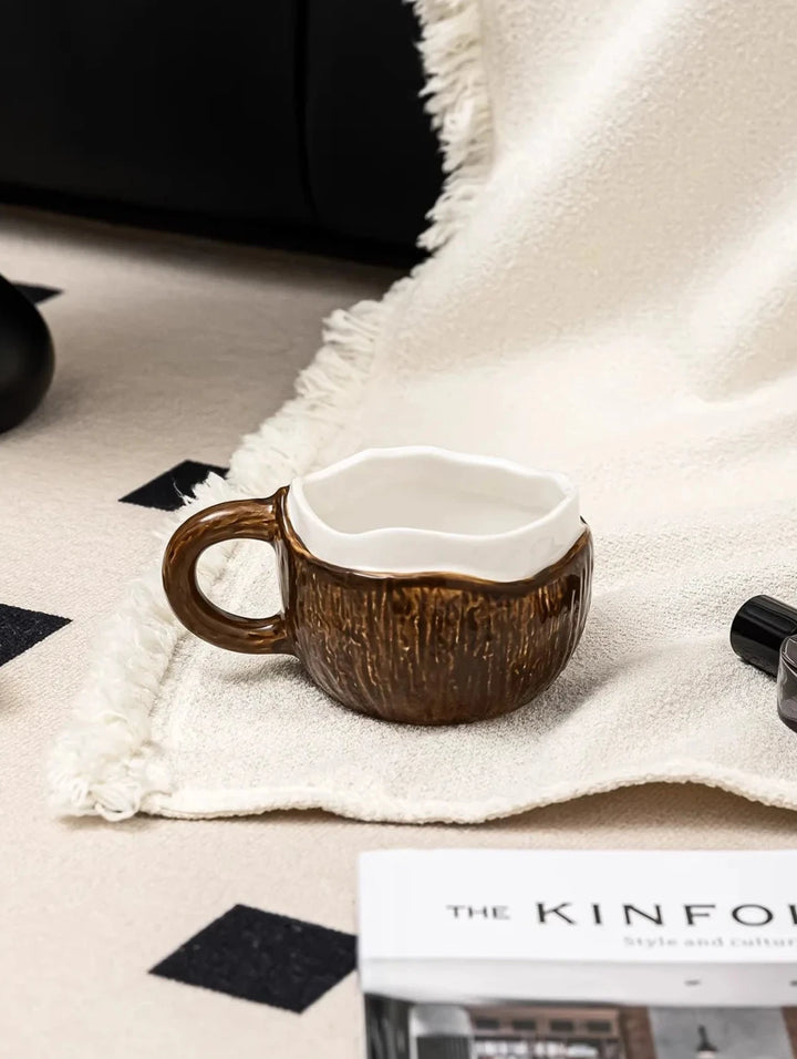 Brown Coconut Mug