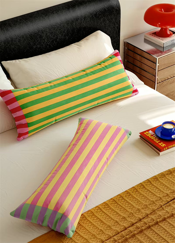 Colorful Hippie Stripe Pillow Covers