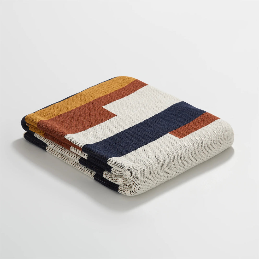 Modern Ethnic Stripe Blanket