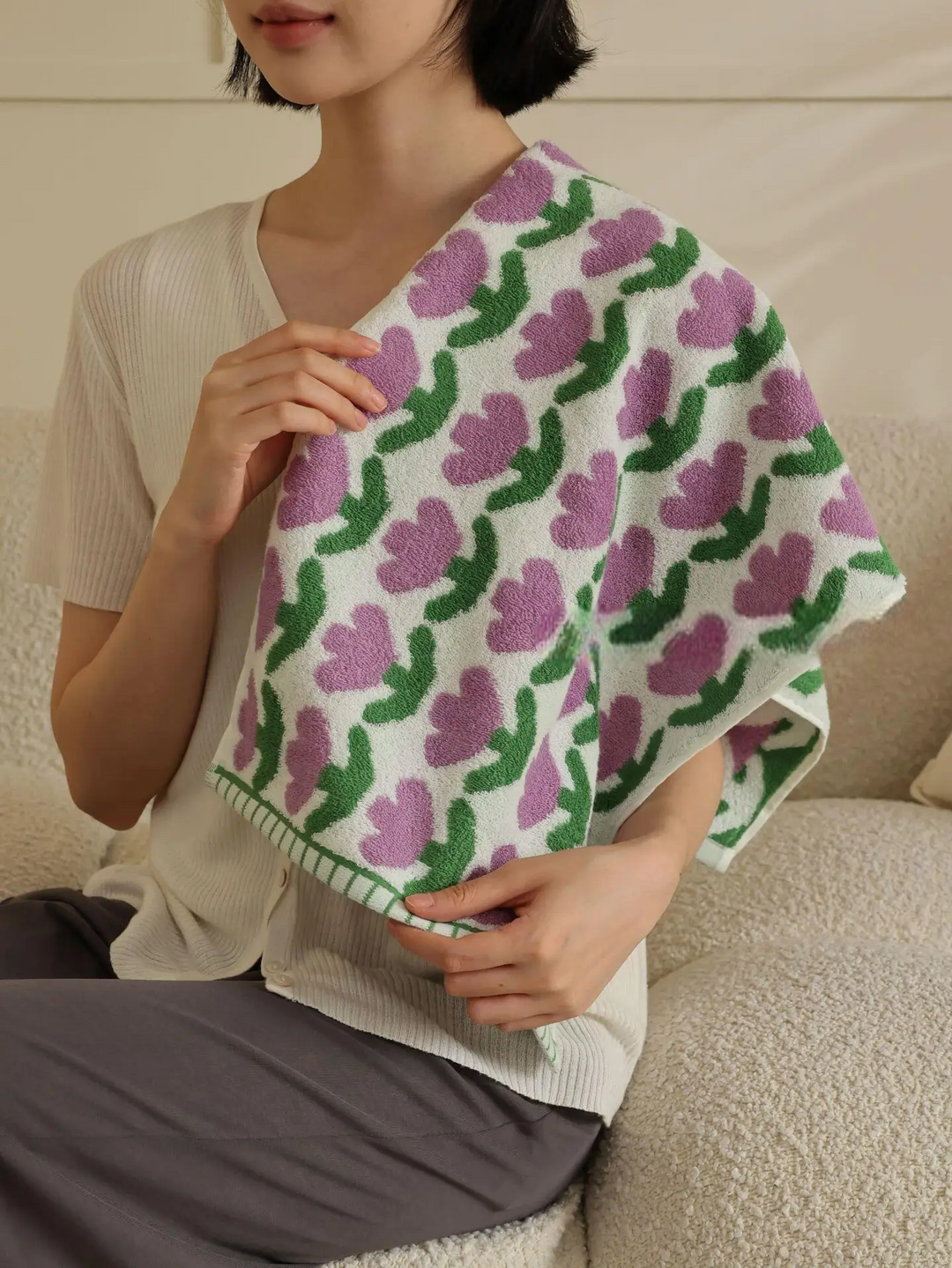 Tulip Pattern Towels
