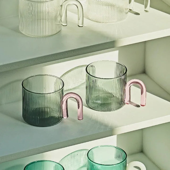 Ripple Glass Mugs