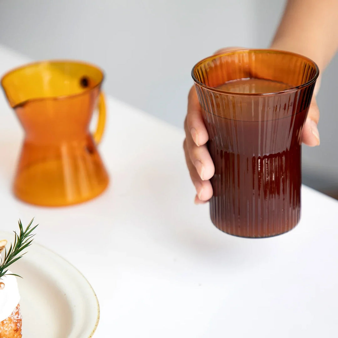 Amber Colored Glassware