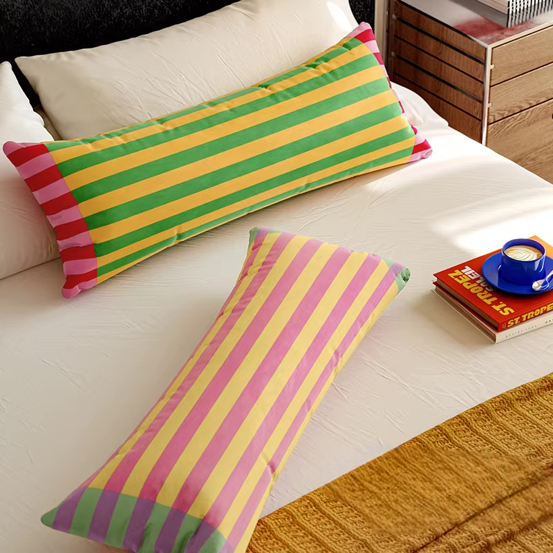 Colorful Hippie Stripe Pillow Covers