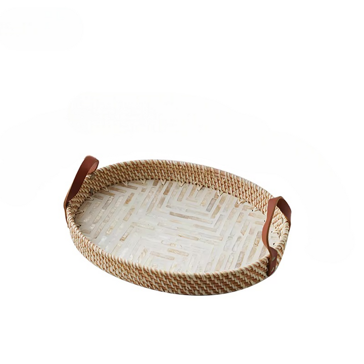 Oval Rattan Trays