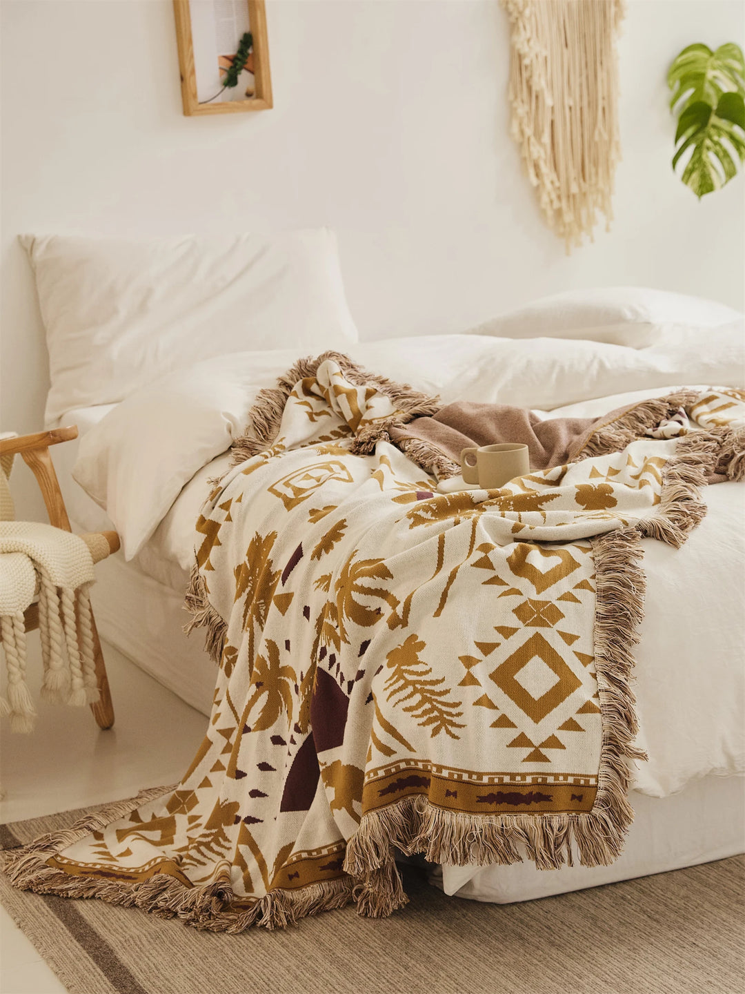 Bohemian Pattern Blanket + Pillow