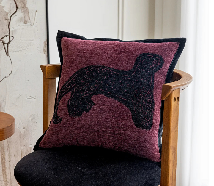 Retro Black & Purple Pillow Covers