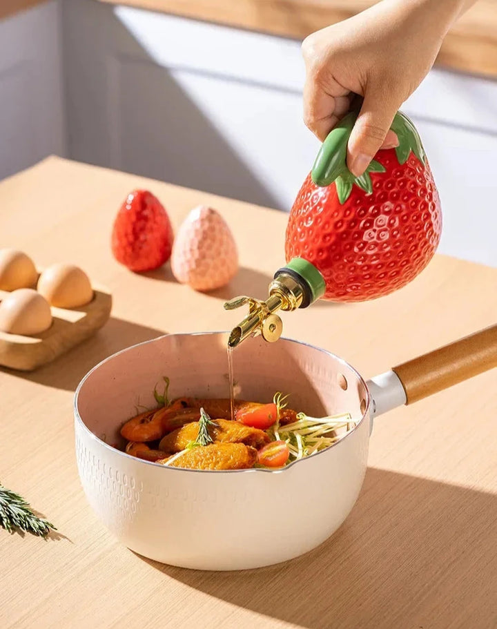 Detailed Strawberry Oil & Seasoning Utensils