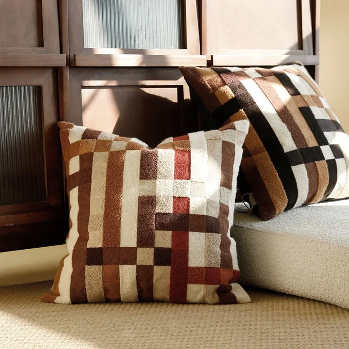 French Geometric Pillow Covers