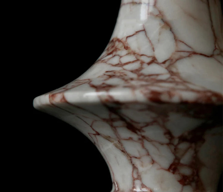 Calacatta Red Italian Marble Vase