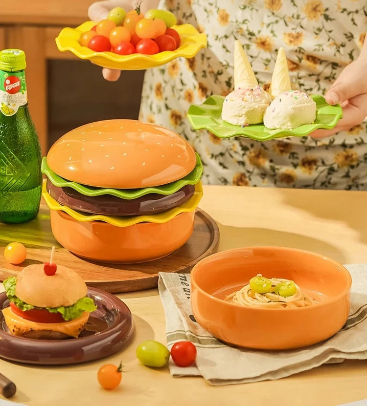 Hamburger Tableware Set