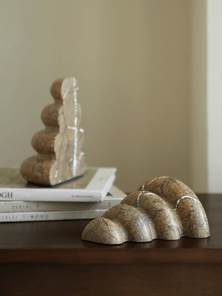 Indian Marble Stone Bookends