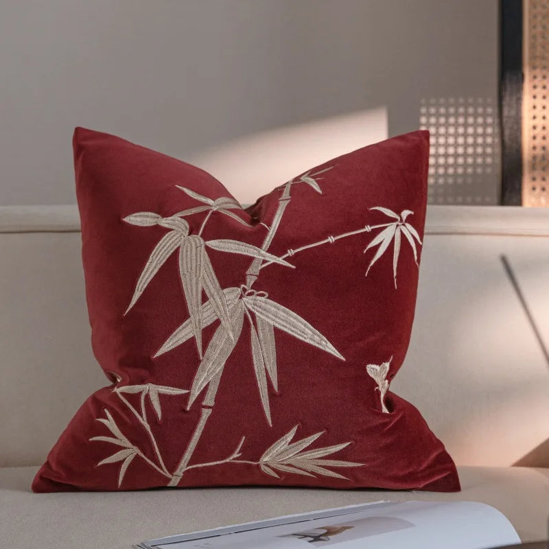 Embroidered Chinese Pillow Covers