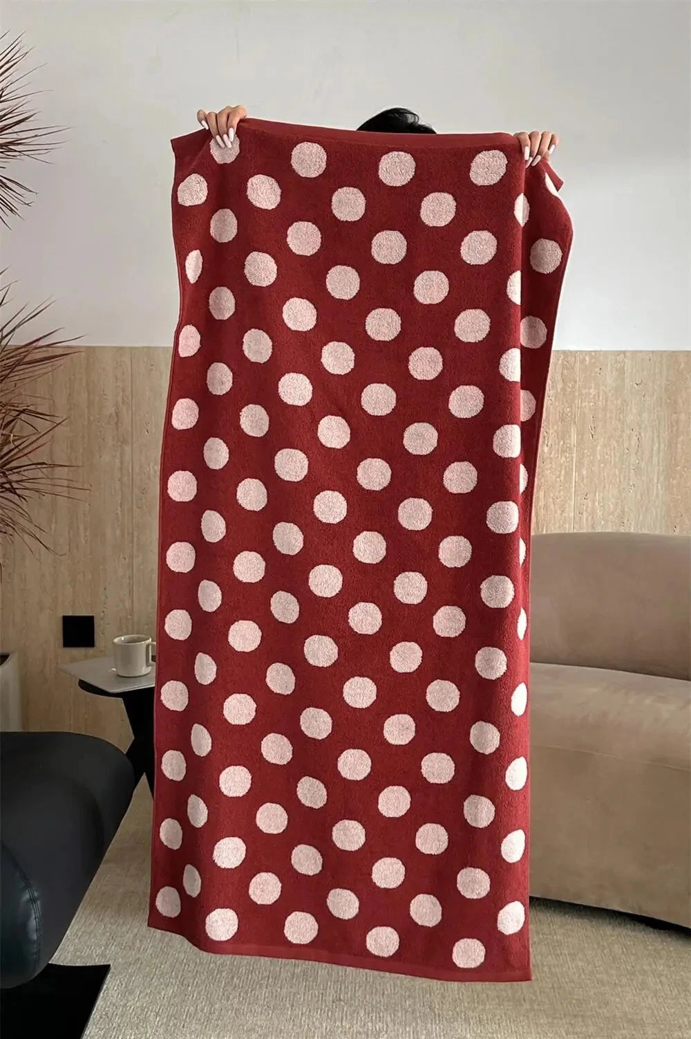 Retro Polka Dot Towels