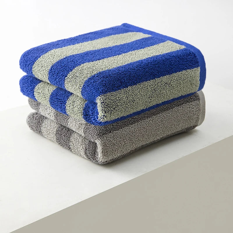 Striped Face Towel Set