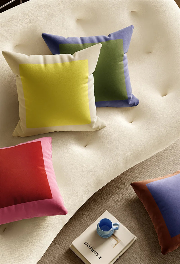 Macaron Colored Pillow Covers