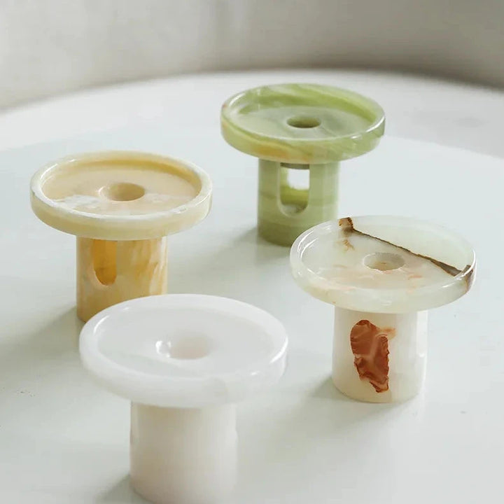 Marble Candle Holders