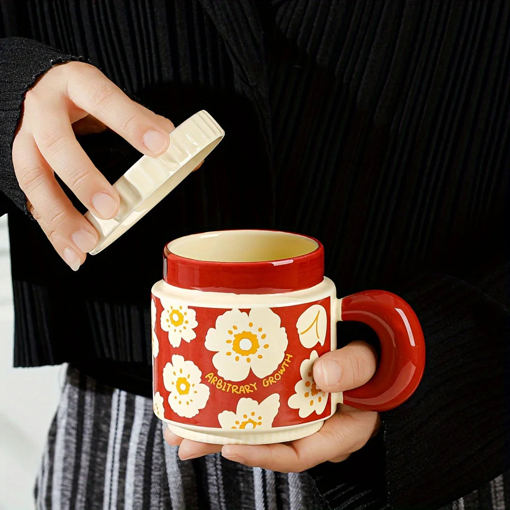 Retro Mug with Lid