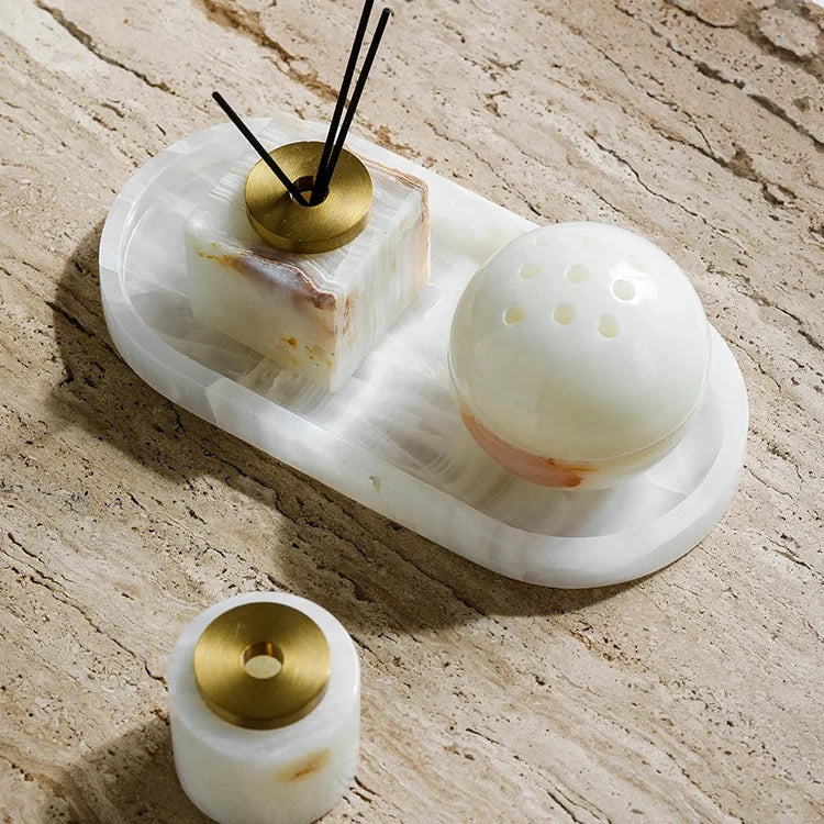 Marble Fragrance Diffuser Set