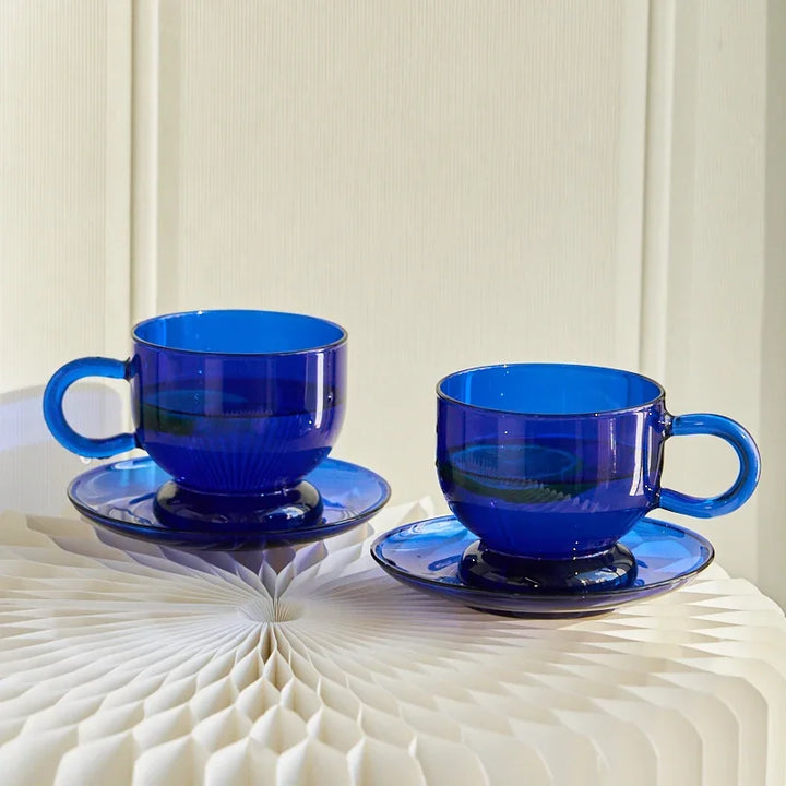 Colorful Mug & Saucer Set