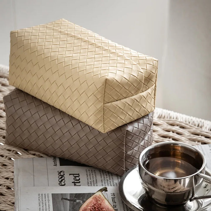 Leather Rectangle Tissue Holders