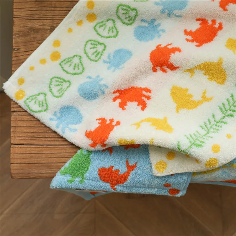 Sea Animal Pattern Towels