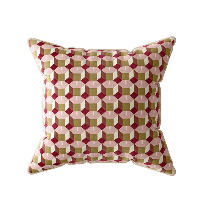 Retro Geometric Pattern Pillow Covers