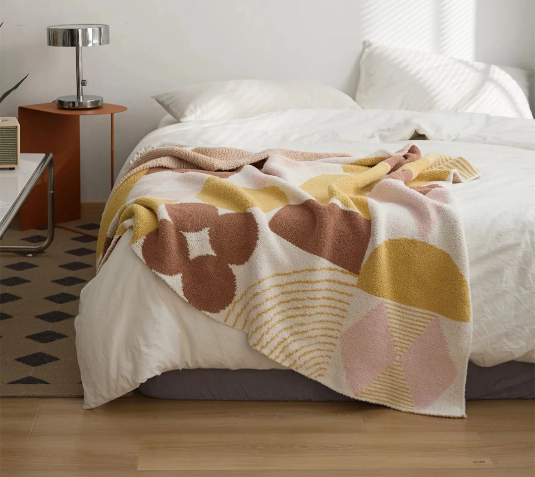 Kawaii Tangram Blanket