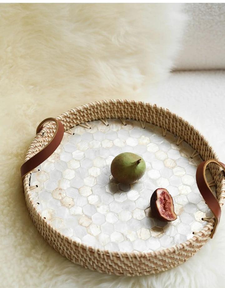 French Inspired Rattan Trays