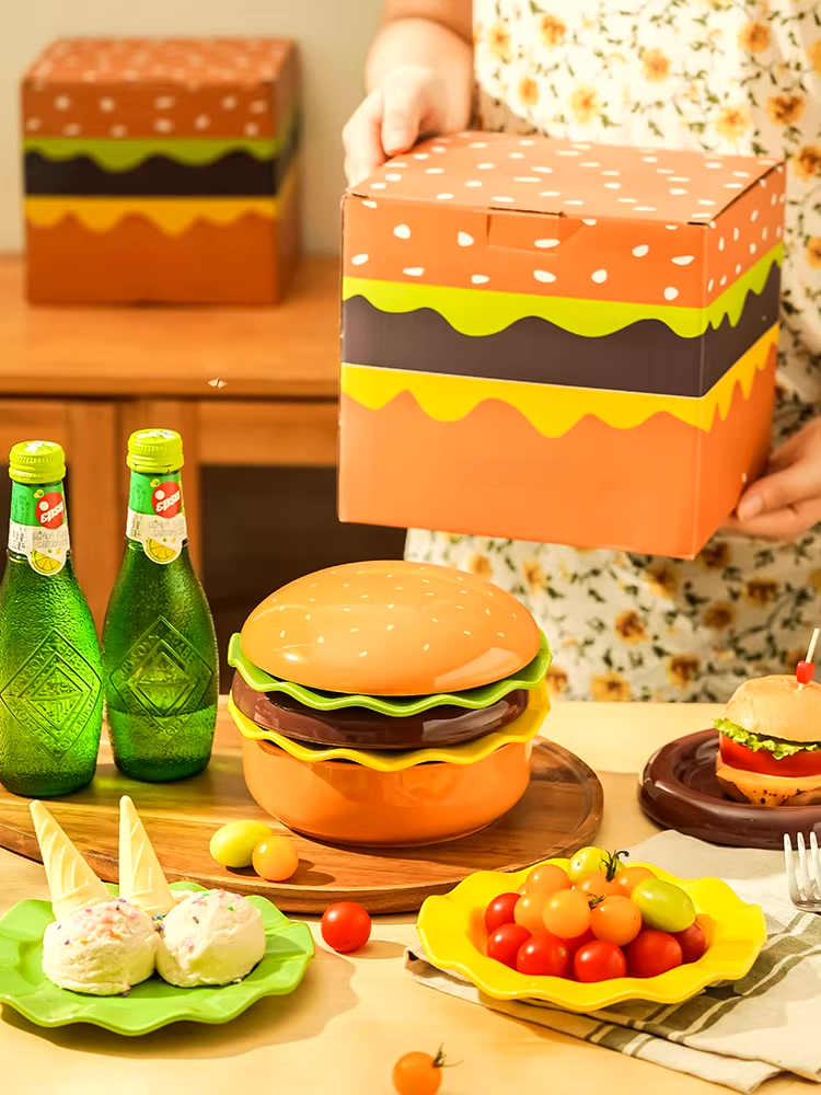 Hamburger Tableware Set