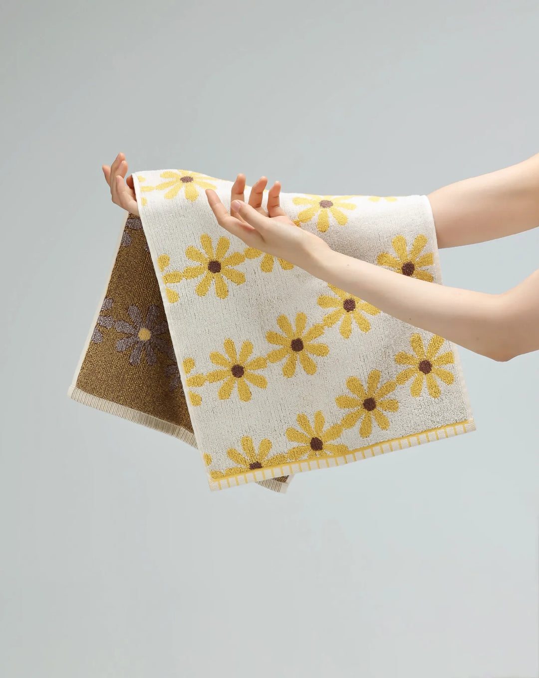 Flower Print Towels