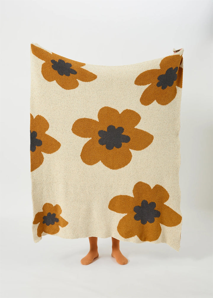 Floral Boho Blanket