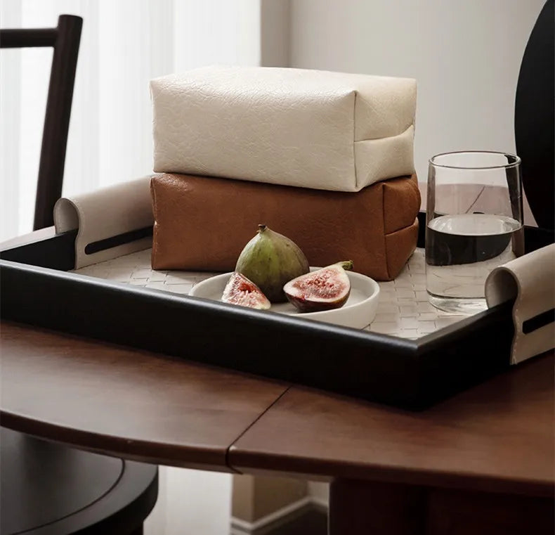 Leather Rectangle Tissue Holders