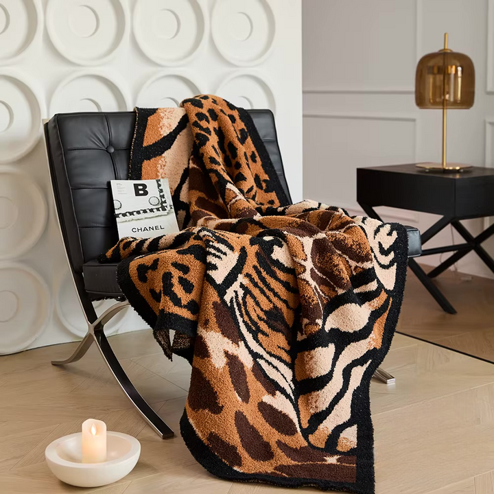 Wild Animal Print Throw Blanket