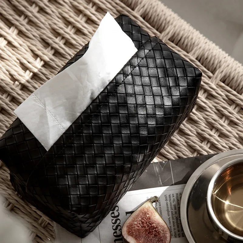 Leather Rectangle Tissue Holders